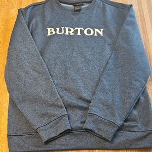 Burton Men's Blue Crewneck Sweater